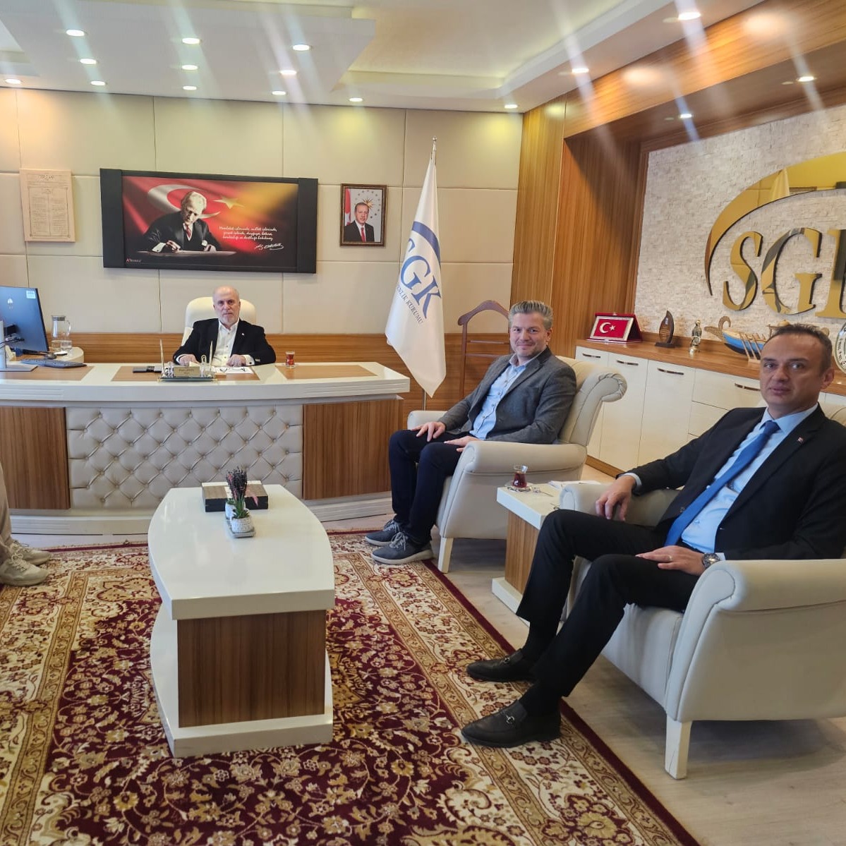 Kastamonu SGK İl Müdürlüğü’ne SGK Haftası Ziyareti